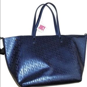 Juicy Couture Arlington Soft Tote Navy Pearl